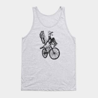 SEEMBO Duck Cycling Bicycle Cyclist Bicycling Biking Bike Tank Top